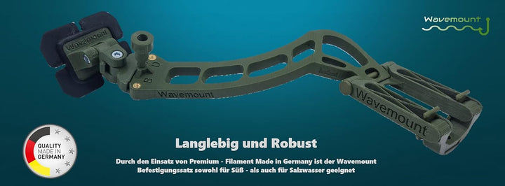 Wavemount - Deeper Halterung für alle Futterboote und Schlauchboote Bundle (Befestigungssatz)