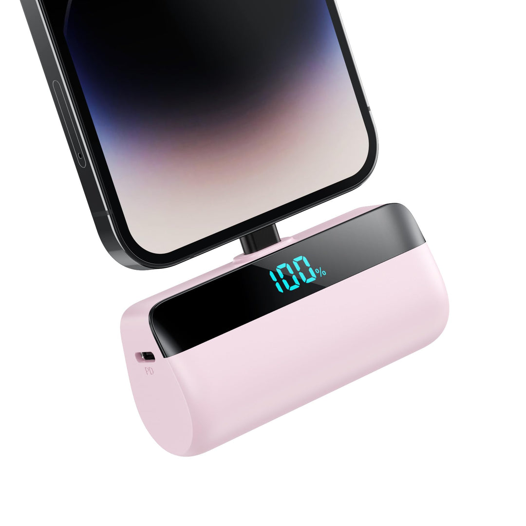 Feob Mini Powerbank für iPhone 5200mAh, 20W PD Schnelles Aufladen Power Bank Klein Ultrakompakter mi