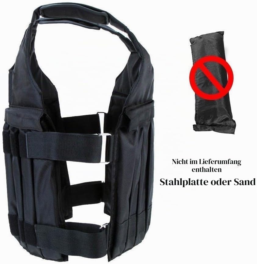 Yosoo 20/50 kg-Ladekabel Damen-Weste Übung Boxen Training Gewicht Gewichtsweste Verstellbar, L