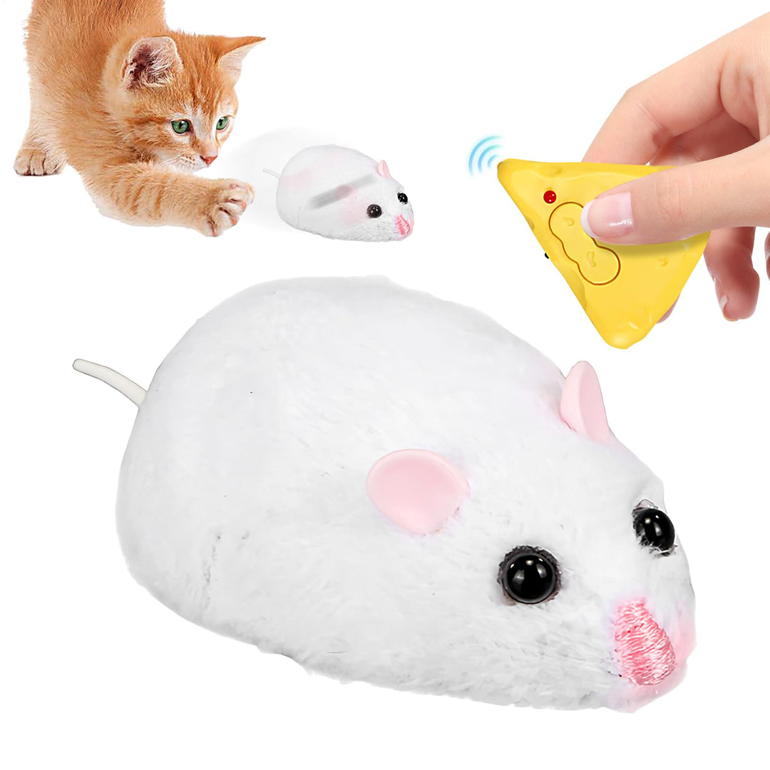 Elektrische Katzenspielzeugmäuse – Magische Katzenmaus | Interaktives Katzenspielzeug Mit Fernbedien