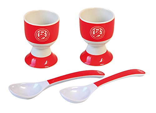 benu Eierbecher-Set, Weiss-Rot, 26031