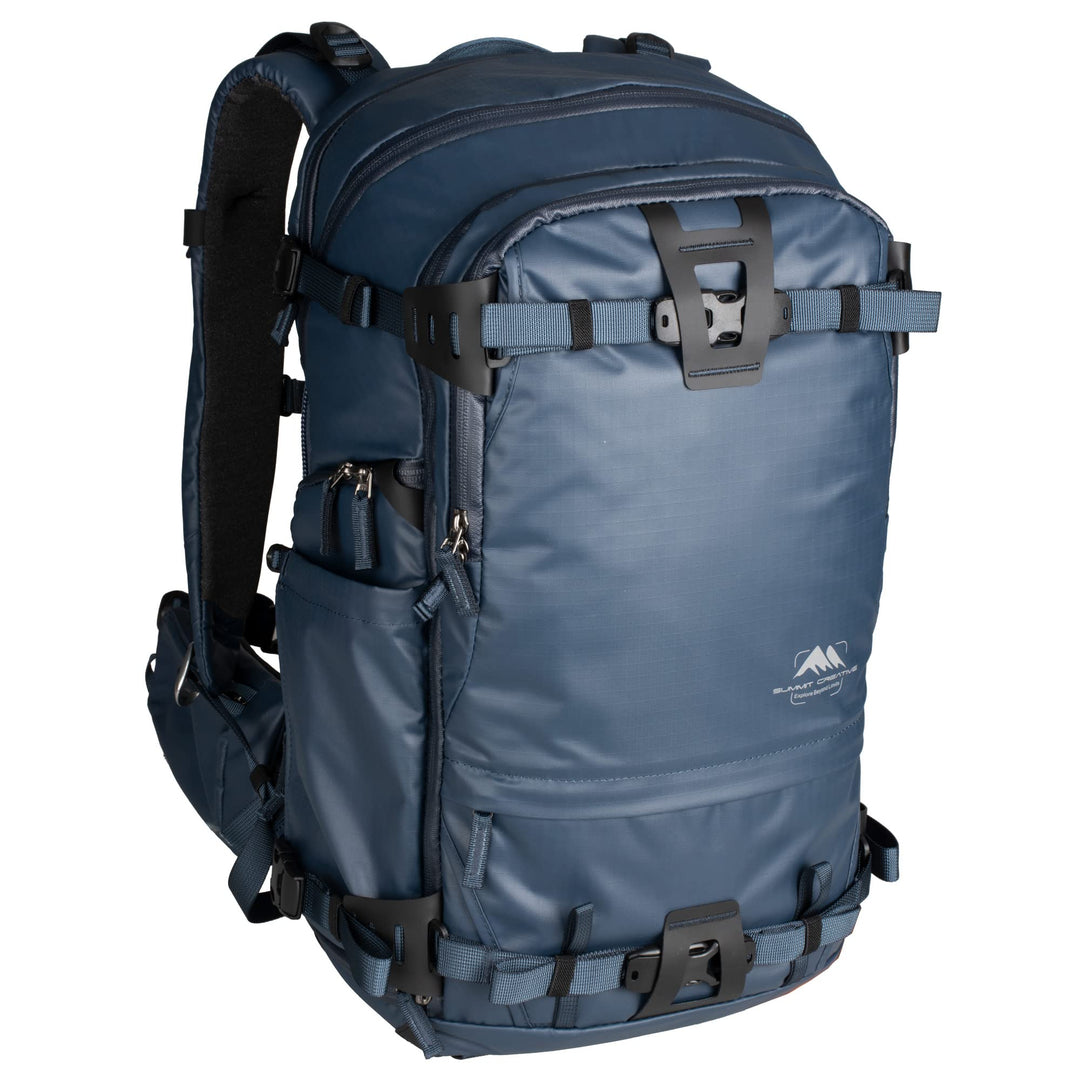 Summit Creative Tenzing Kamerarucksack mit Reissverschluss 35L Blau, 35L Blau