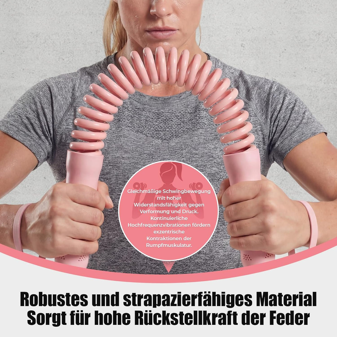 Battle Rope ohne Seil für das Heimtraining, Ropeless Battle Ropes mit 4 x 50 g Gegengewichten & Aufb