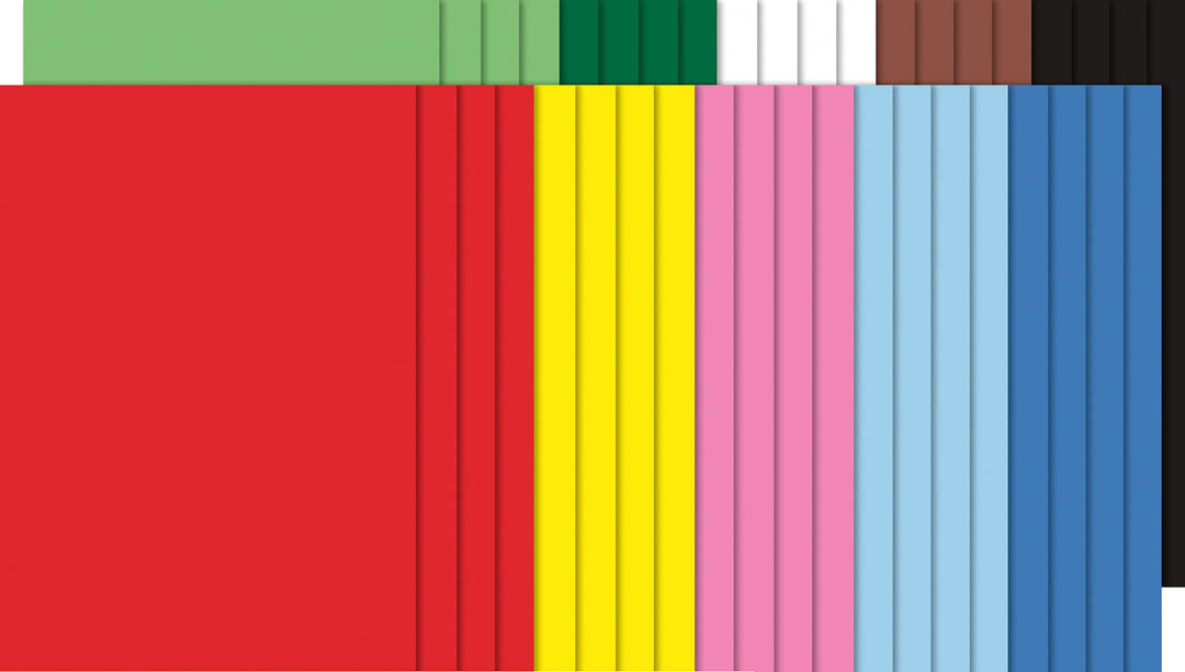 500 Blatt Tonkarton Tonpapier DIN A4 viele Farben 160g/qm XXL farbig sortiert Tonpapier Karton Papie