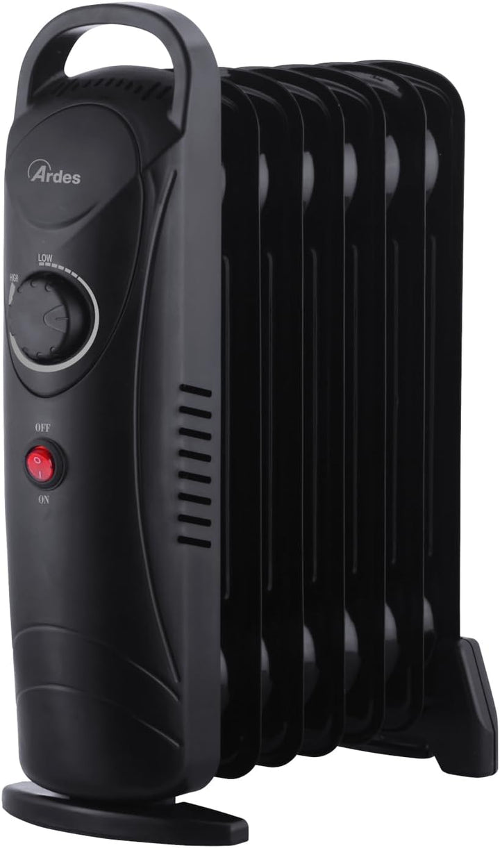 ARDES - AR4R07M2 OILO MINI2 800 W Mini-Elektro-Ölheizkörper, kompakter elektrischer Heizkörper mit g