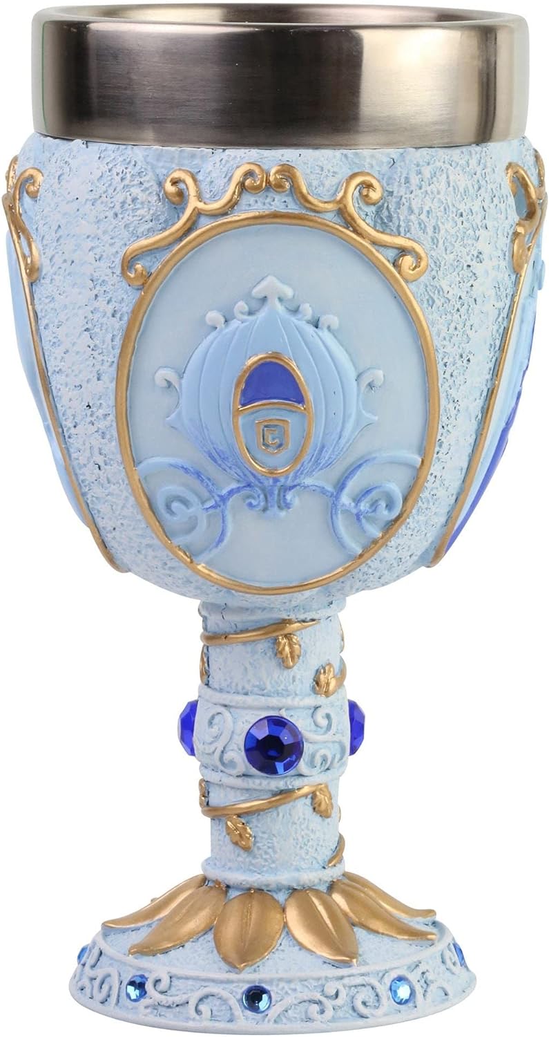 ENESCO Disney Showcase Cinderella Castle Dekorativer Kelch, 18 cm, Mehrfarbig, 6007189