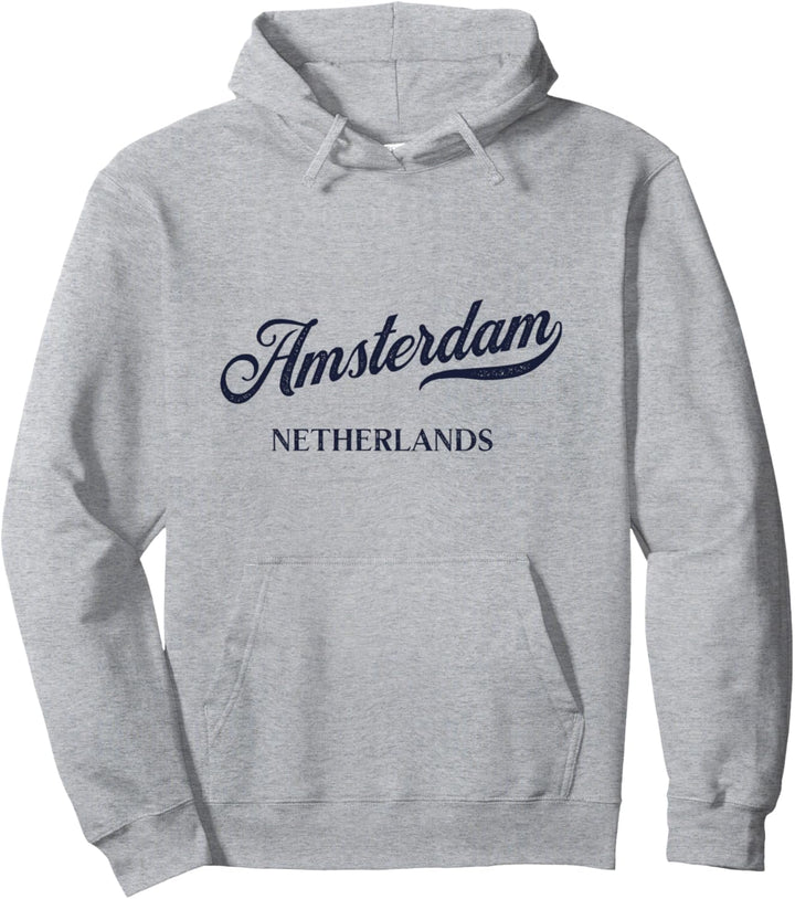 Retro Niederlande Stadt - Vintage Amsterdam Pullover Hoodie