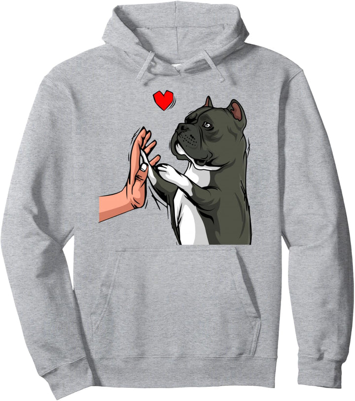 American Bully Liebe Hunde Mama Frauchen Pullover Hoodie