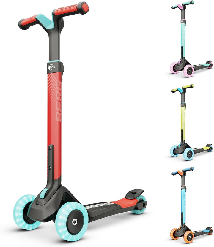 Kinderroller BERG Nexo, Kinderscooter ab 2 Jahre, Dreiradscooter, Höhenverstellbar, Faltbar Lenker,