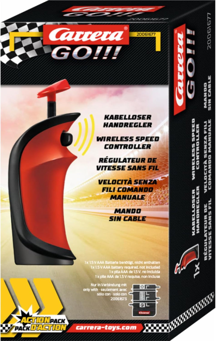 Carrera - 20061677 - Wireless Controller | Kabellose Steuerung für GO Rennbahnen | Einfache Bedienun