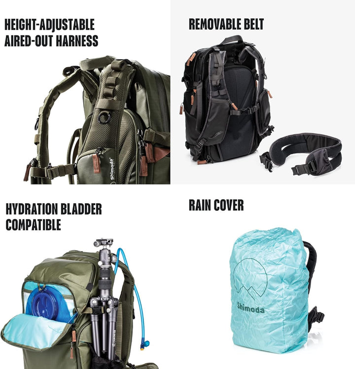 Shimoda Explore V2 Abenteuerrucksack, 30 l, Grösse M, Armeegrün Explore V2 30 Backpack Armee-grün, E
