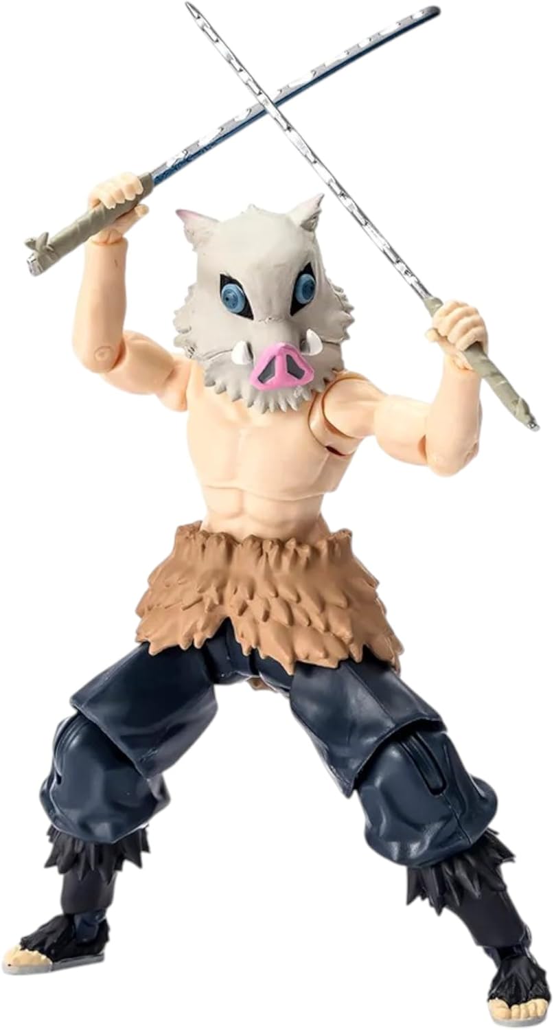 BANDAI Ultimate Legends Inosuke Hashibira Actionfigur | 12,5 cm Inosuke Anime-Figur mit 27 Gelenkpun