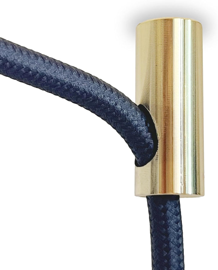 smartect Aluminium Wand- und Deckenpins zum Fixieren von Textilkabeln [4 Stück, Gold] Deckenbefestig