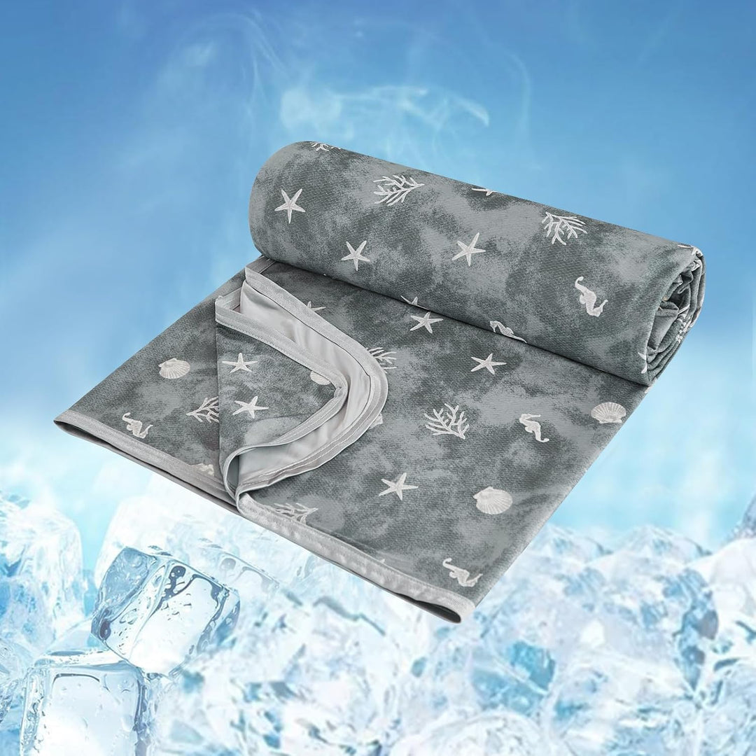 WONGS BEDDING Kühldecke Sommerdecke mit Japanische Arc-Chill Q-Max 0,43 Kühlfasern, Kühlende Decke f