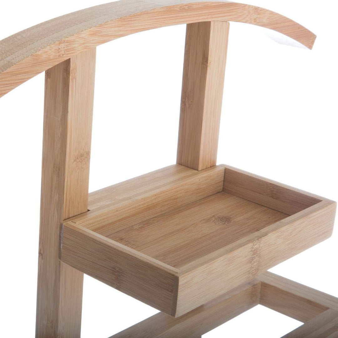5FIVE Mehrzweckdiener aus Bambus – praktisch und raffiniert – Farbe Holz cm Beige, cm Beige