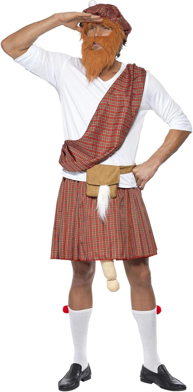 Smiffys,Gut bestücktes Highlander-Kostüm
