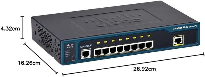 CISCO Catalyst 2960 8 10/100 + 1 T/SFP LAN Base Image