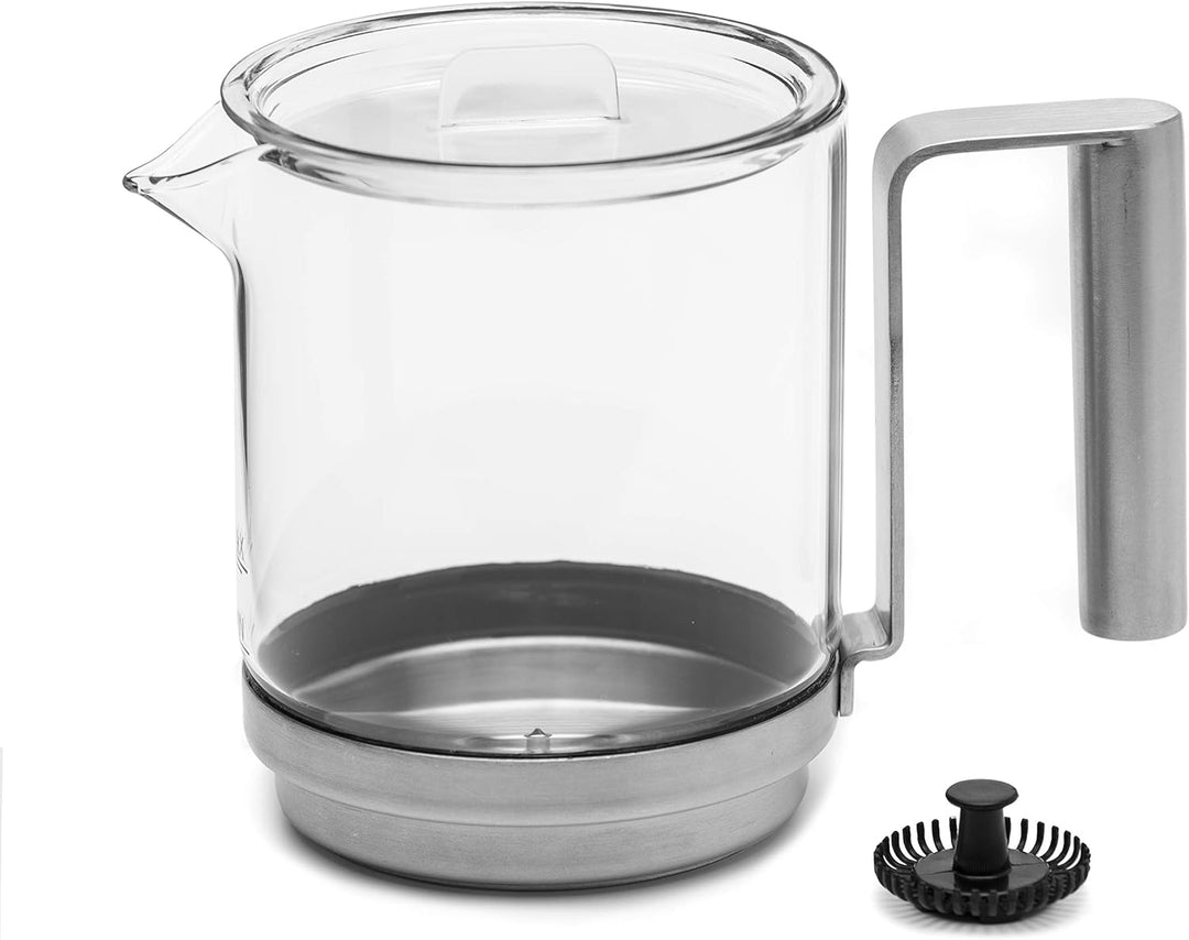 Incapto Coffee Automatischer Milchaufschäumer, Schwarz, Fassungsvermögen 100-150 ml, Cappuccinator,