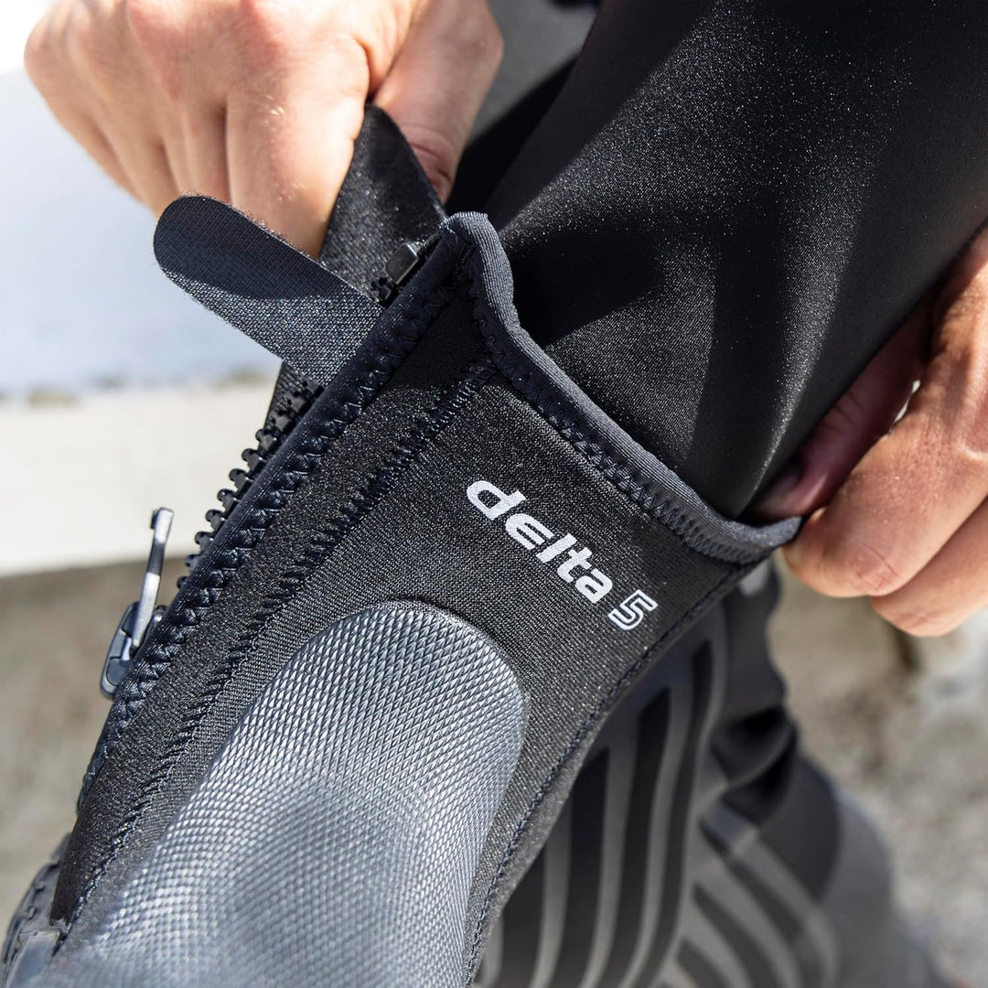SCUBAPRO Delta 5.0 Bootie - Taucherfüssling mit Stabiler Aussensohle, S