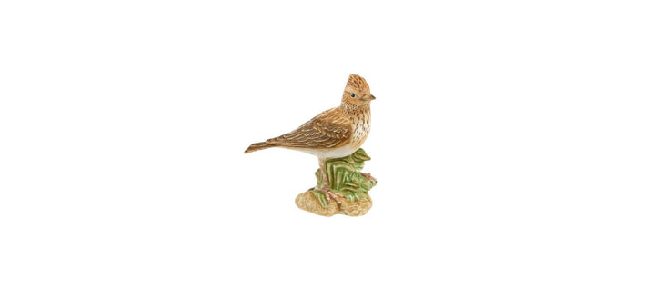 Goebel Vogel des Jahres 2019 Feldlerche-Figur aus Biskuitporzellan, Masse: 5,5cm x 10,5cm x 9,5cm, 3