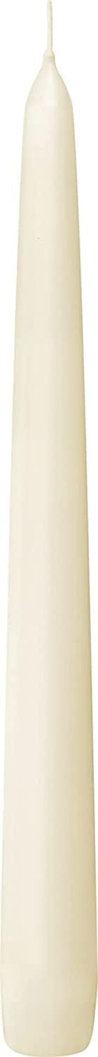 Bolsius Spitzkerze 103400335505, elfenbeinfarben, 25,4 cm, Creme, 100 Stück
