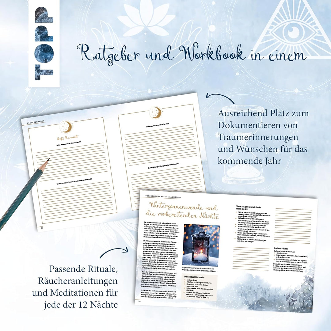 Rauhnächte bewusst erleben: Workbook, Taschenbuch