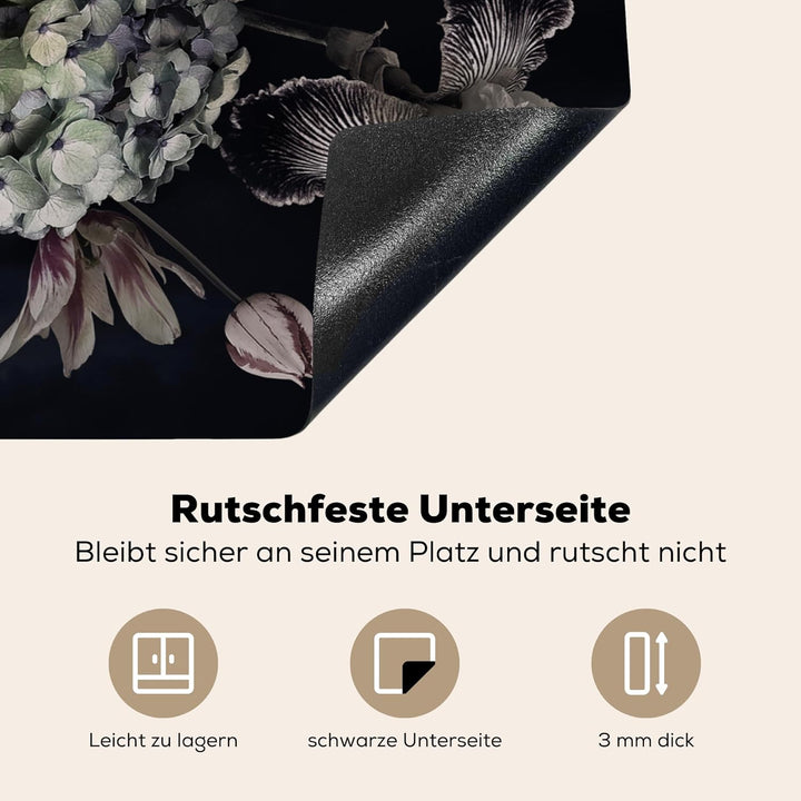 Herdabdeckplatte Einteilig Herdabdeckung Abdeckplatte für Ceranfeld Abdeckung Induktionskochfeld Auf