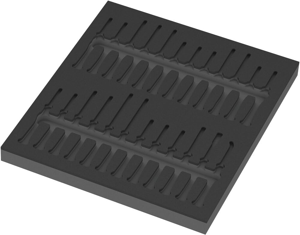 Wera 05150106001 9715 Schaumstoffeinlage Schraubendreher Kraftform Micro Set 1, 24-teilig