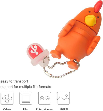 32GB*5 USB-Stick USB-Flash-Laufwerk, Memory Stick Cartoon Speicherstick Flash-Speicher-Stick, Pen Dr