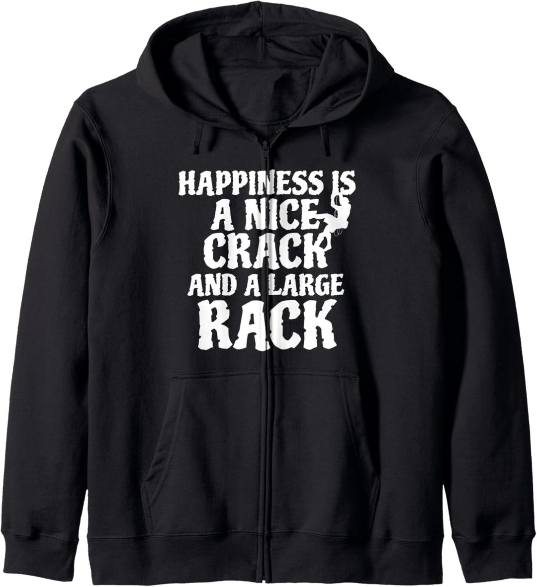 Schönes Klettergeschenk für Crack-Felsen Kapuzenjacke