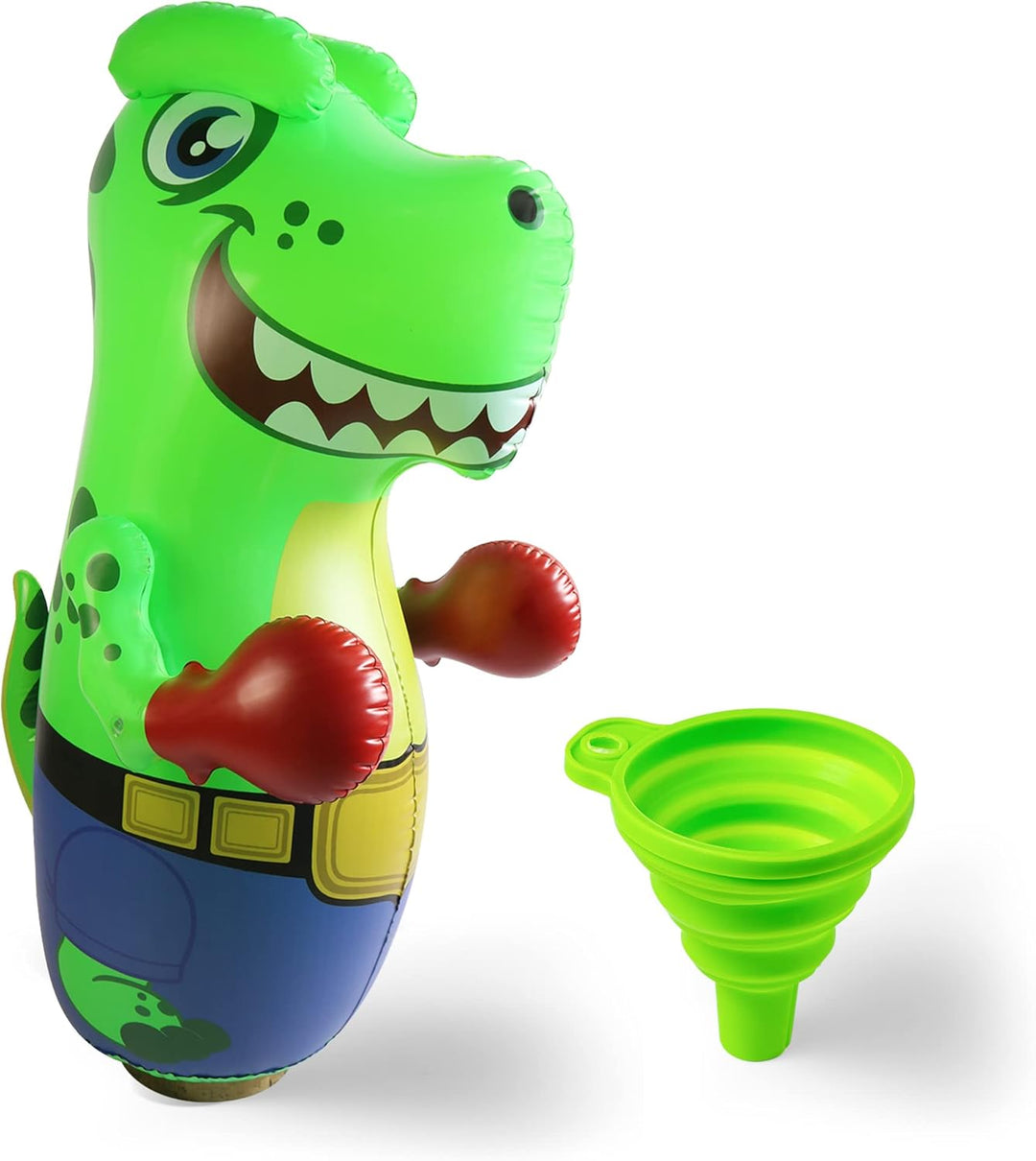JOYIN Aufblasbarer Boxsack für Kinder und Erwachsene,T-Rex Dinosaurier Bopper 47 Zoll, Freistehendes