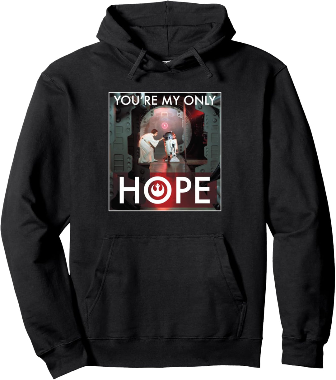 Star Wars Princess Leia You're My Only Hope Pullover Hoodie