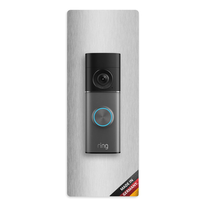iSecur Blende passend für Ring Videotürklingel aus Edelstahl I Wired Doorbell Pro 3. Gen (2025) I Kl