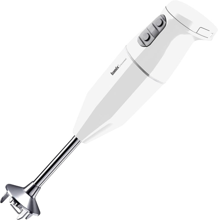 bamix Stabmixer Set cordless kabellos, inkl. Ladestation, Multimesser, Quirl, Schlagscheibe aus Edel