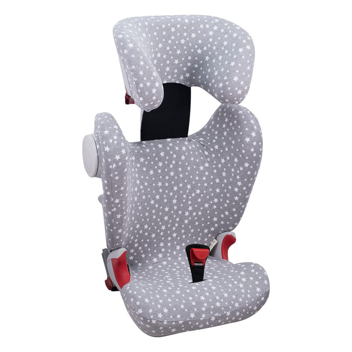 JYOKO KIDS Bezug kompatibel mit Römer KIDFIX II XP SICT, kidfix 2 S, Kidfix Z - Line (WHITE STAR, MI