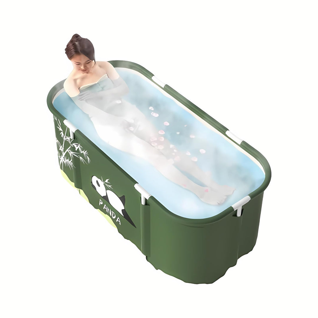 Faltbare Badewanne für Erwachsene, tragbare zusammenklappbare | Wanne zum Stehen oder Sitzen, 115x50
