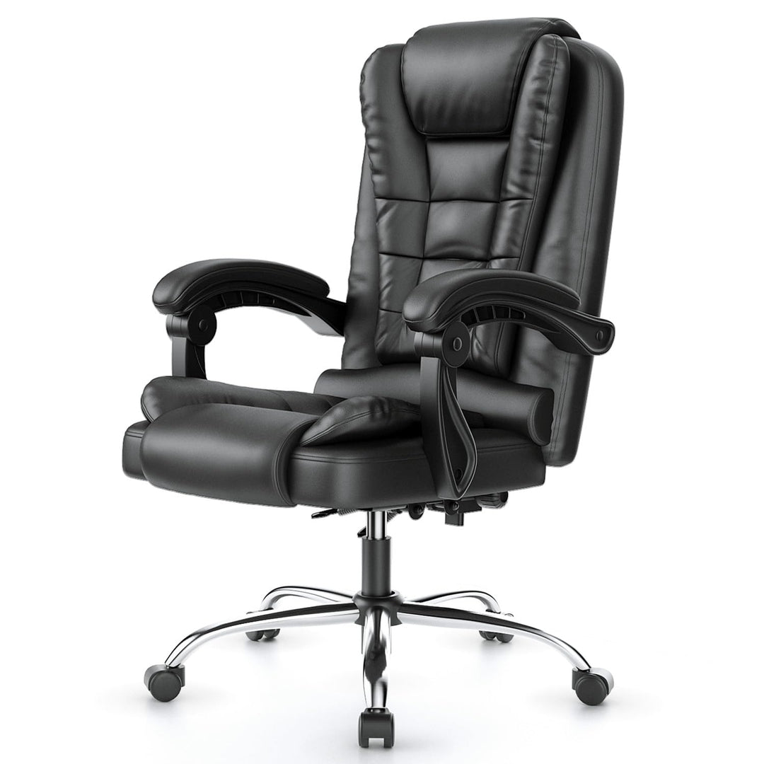 rattantree Chefsessel Bürostuhl, Schreibtischstuhl, Ergonomisch Computerstuhl mit Gepolsterter Armle