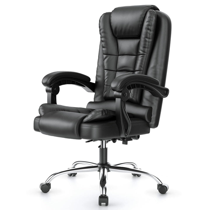 rattantree Chefsessel Bürostuhl, Schreibtischstuhl, Ergonomisch Computerstuhl mit Gepolsterter Armle