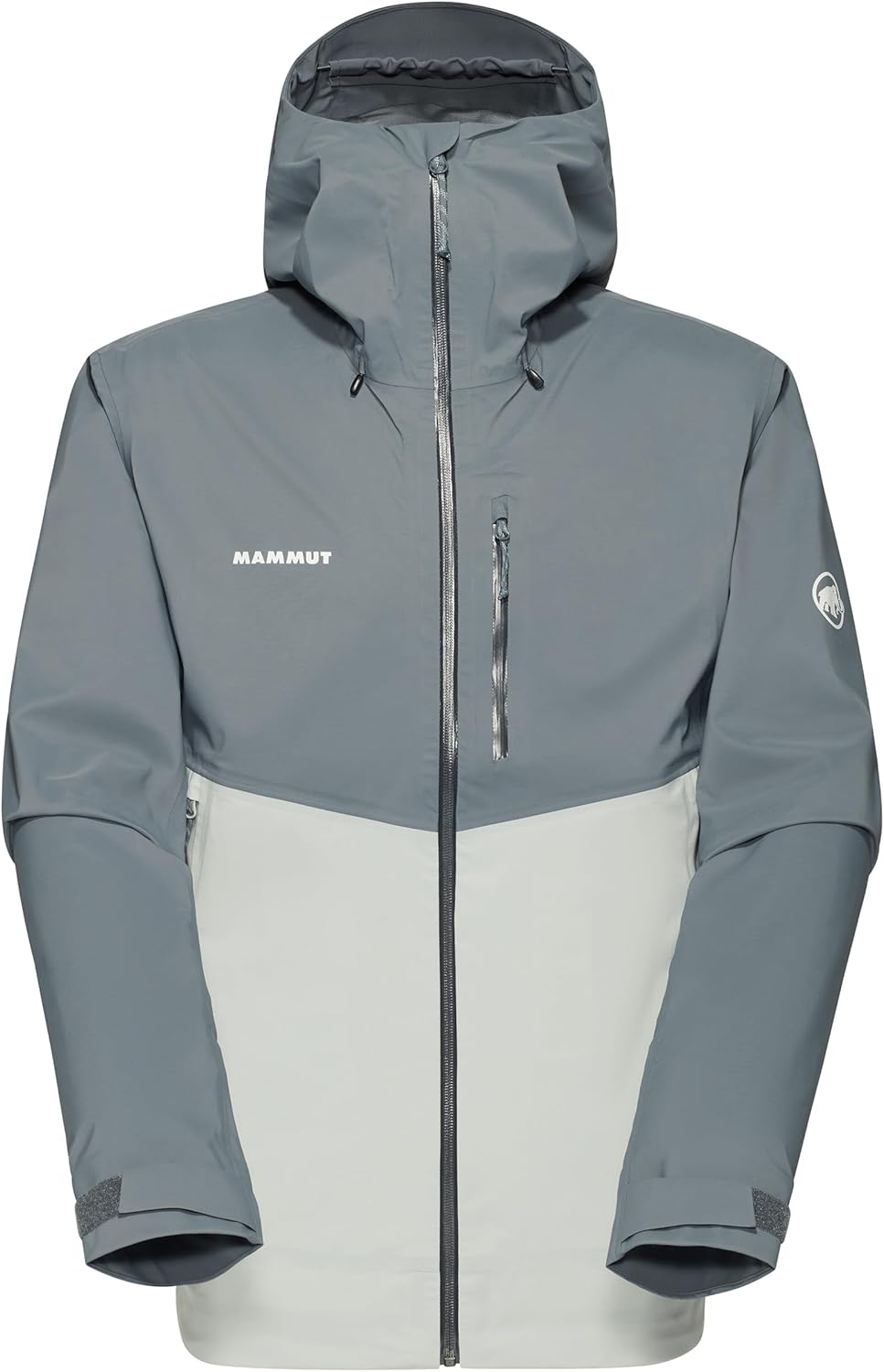 Mammut Herren Alto Guide Hooded Hardshelljacke mit Kapuze L Silver Sage-strata, L Silver Sage-strata