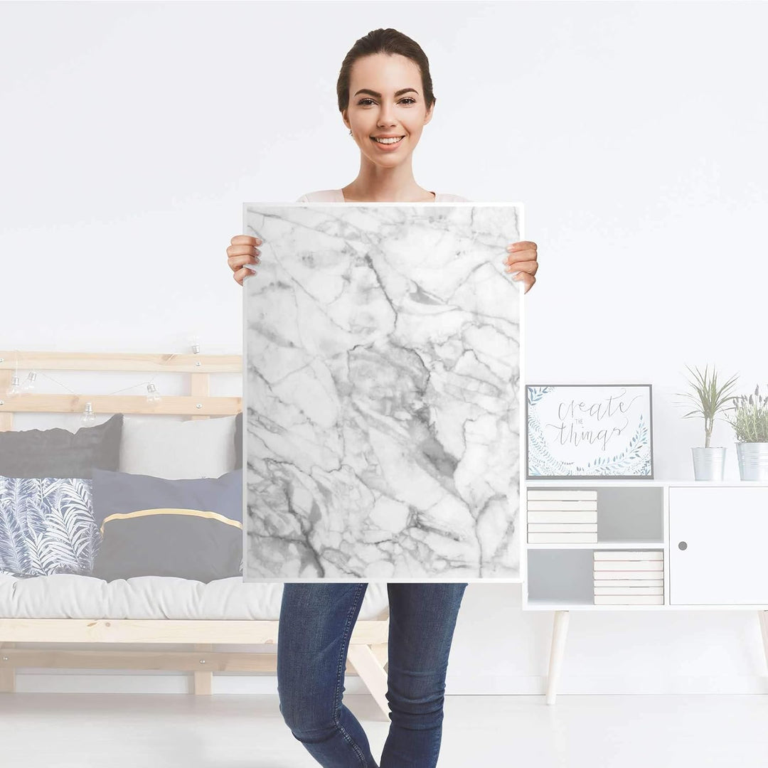 Kühlschrank Folie I Dekofolie für Kühlschranktür - Sticker Folie selbstklebend I Dekoration Küche -