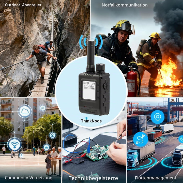ELECROW LoRa Meshtastic Transceiver mit GPS und ESP32-S3 - ThinkNode M5 mit 1,54 Zoll EPD Bildschirm