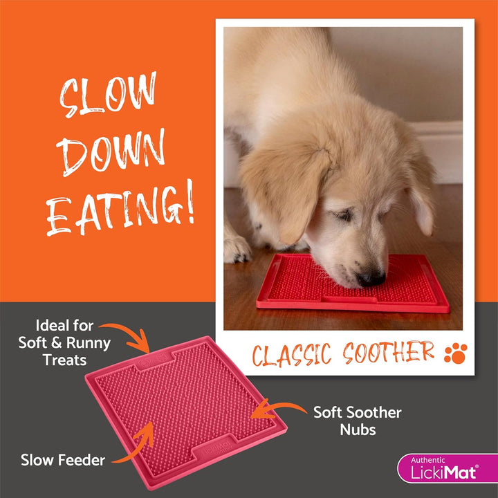 LICKIMAT Likmat Soother Hond Roze 20Cm Pink, Pink