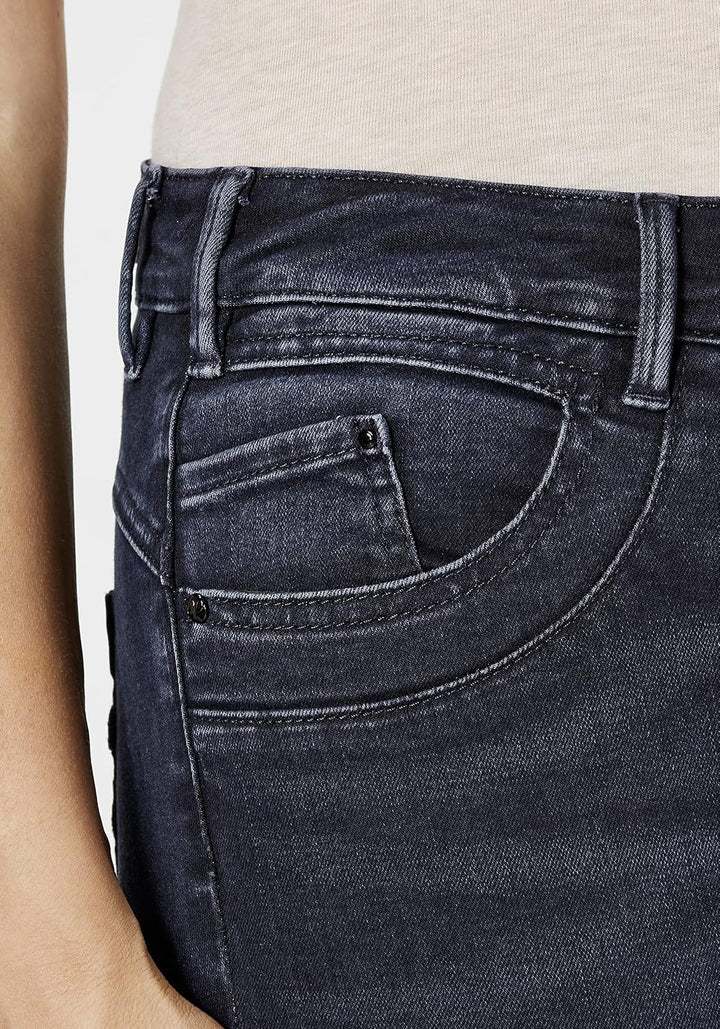 PADDOCK'S Shape Denim Röhrenjeans mit Stretch Lucy Bue Black Dark Stone 5732 40W / 34L, Bue Black Da