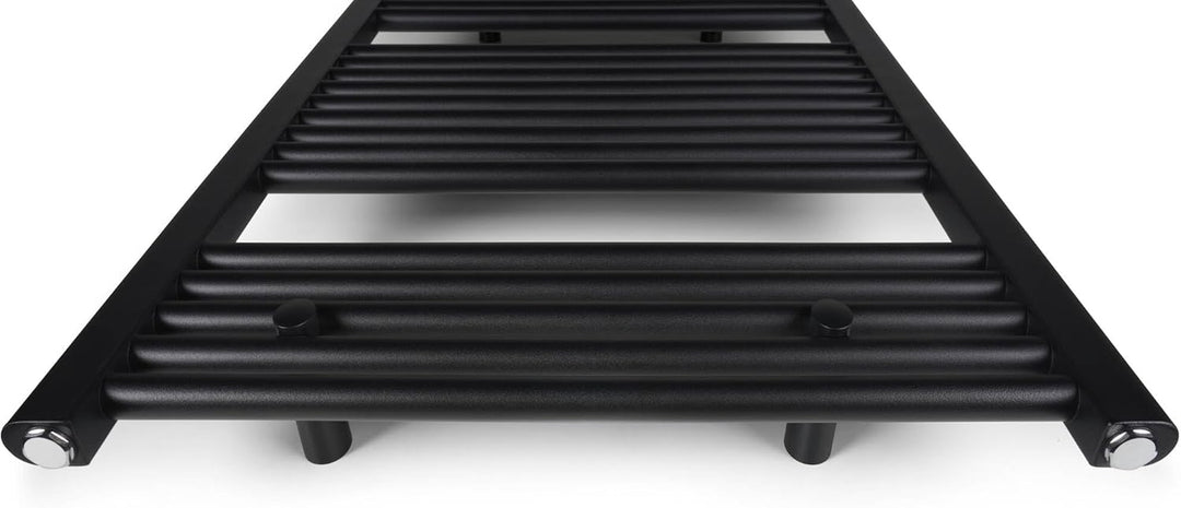 Saqu Badheizkörper Cole Matt Schwarz 60x180 cm 1072W - Design Heizkörper Handtuchwärmer Handtuchtroc