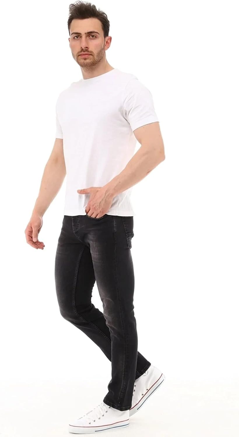 Herren Jeans Slim Fit Stretch Jeanshose Design der Neuen Saison Hochwertige Jeans Hose für Männer CD