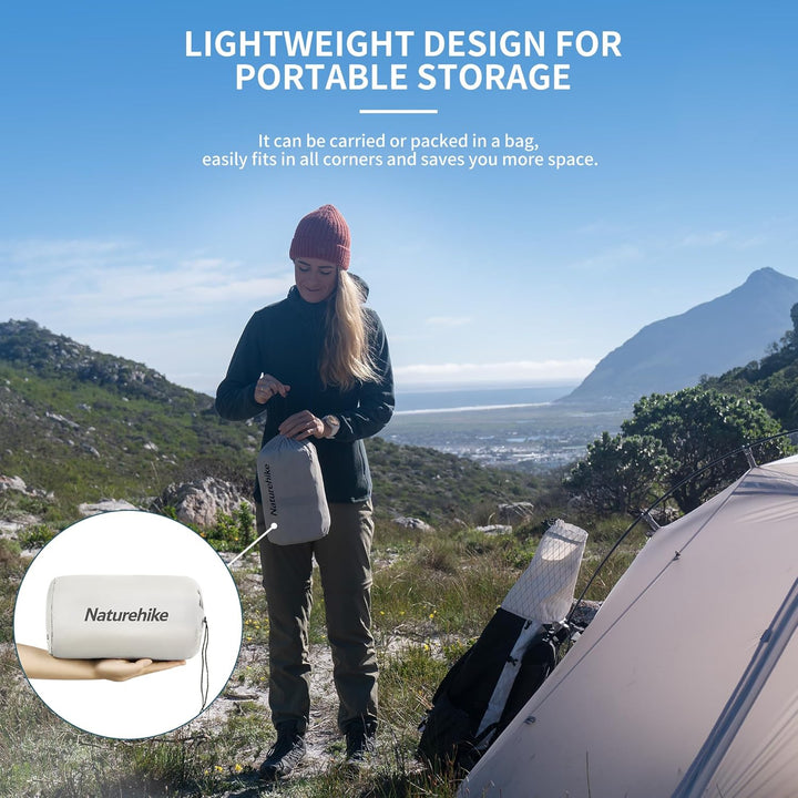 Naturehike Isomatte Selbstaufblasend Outdoor Camping Selbstaufblasende Isomatte – 3,5cm Dick mit Kle