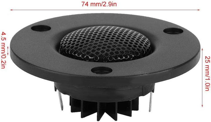Suuonee Hochtonlautsprecher, 2 STK. 25-Kern-Hochtonlautsprecher B7 aus Reiner Seide mit Magnet-Dome-