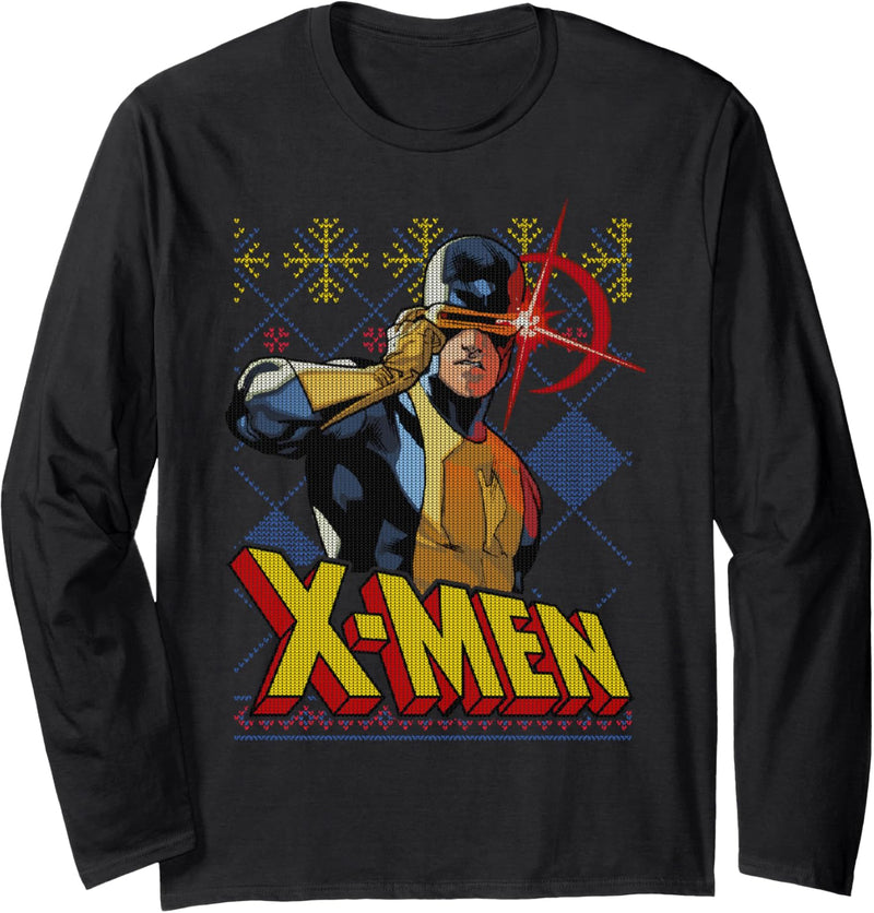 Marvel X-Men Cyclops Ugly Sweater Langarmshirt