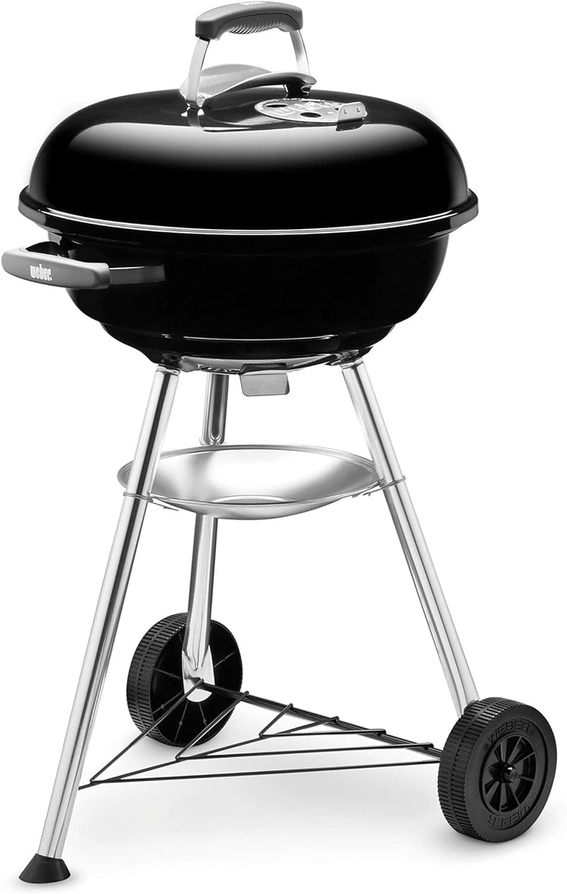 Weber Compact Kettle Holzkohlegrill, 47 cm, Schwarz (1221004) 47cm