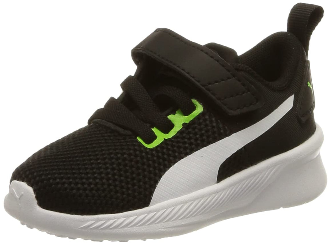 PUMA Unisex Baby Flyer Runner V Inf Sneaker 20 EU Green Flash Puma White Puma Black, 20 EU Green Fla